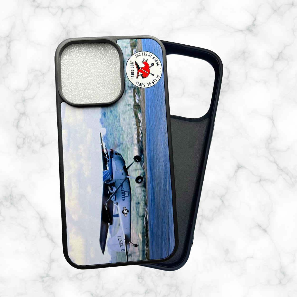 Grey Bird Dog iPhone Case