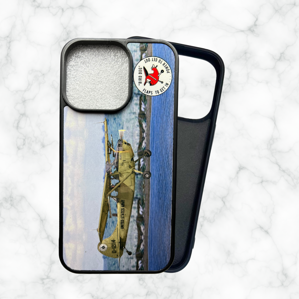 Bird Dog Over Water iPhone Case
