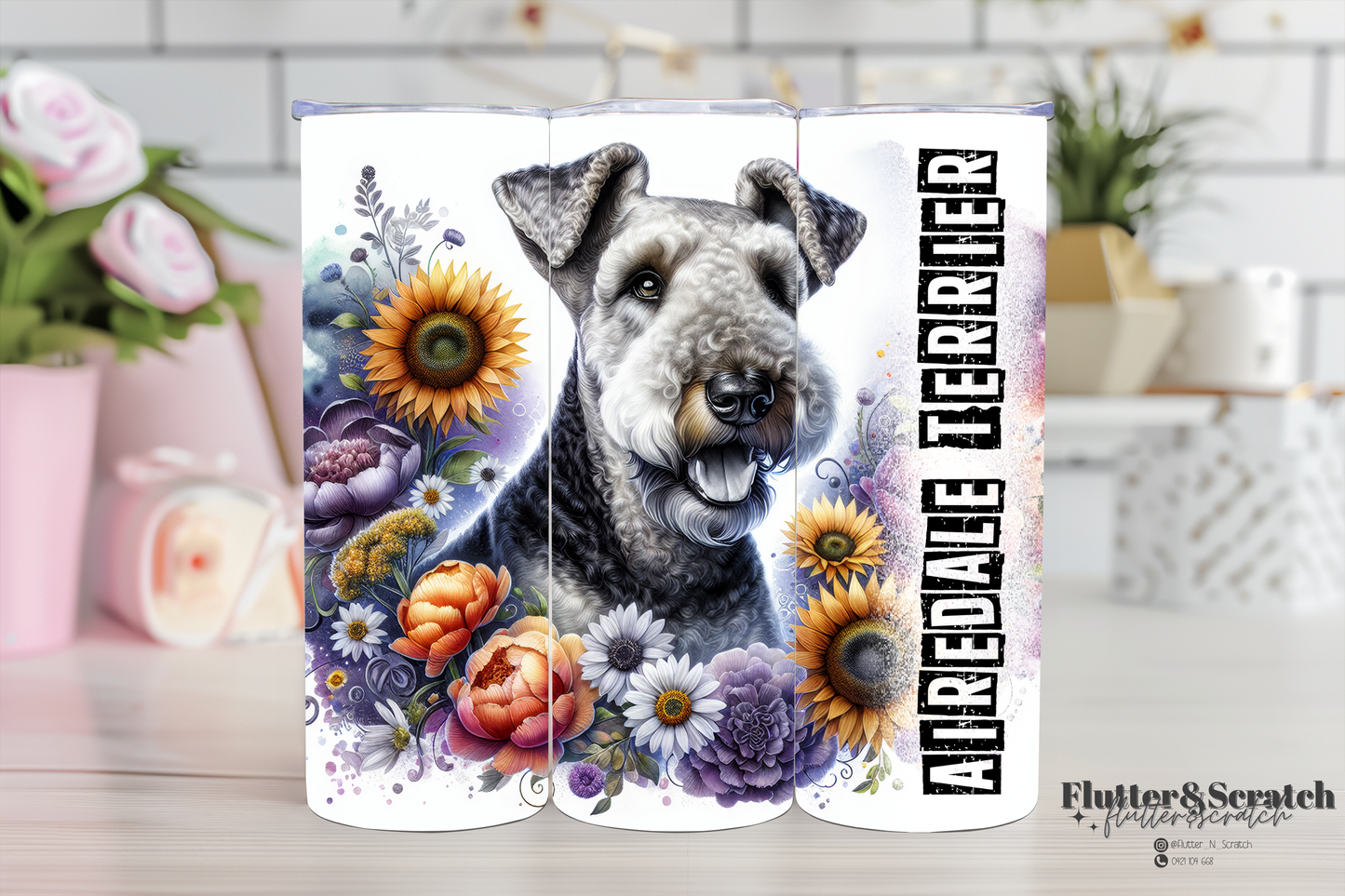 Airedale Terrier 20oz Tumbler