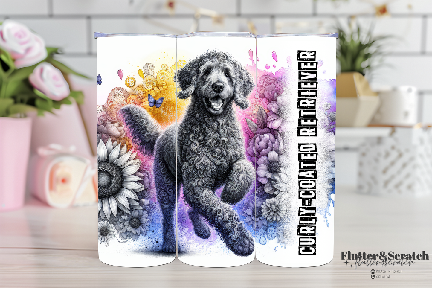 Curly-Coated Retriever 20oz Tumbler