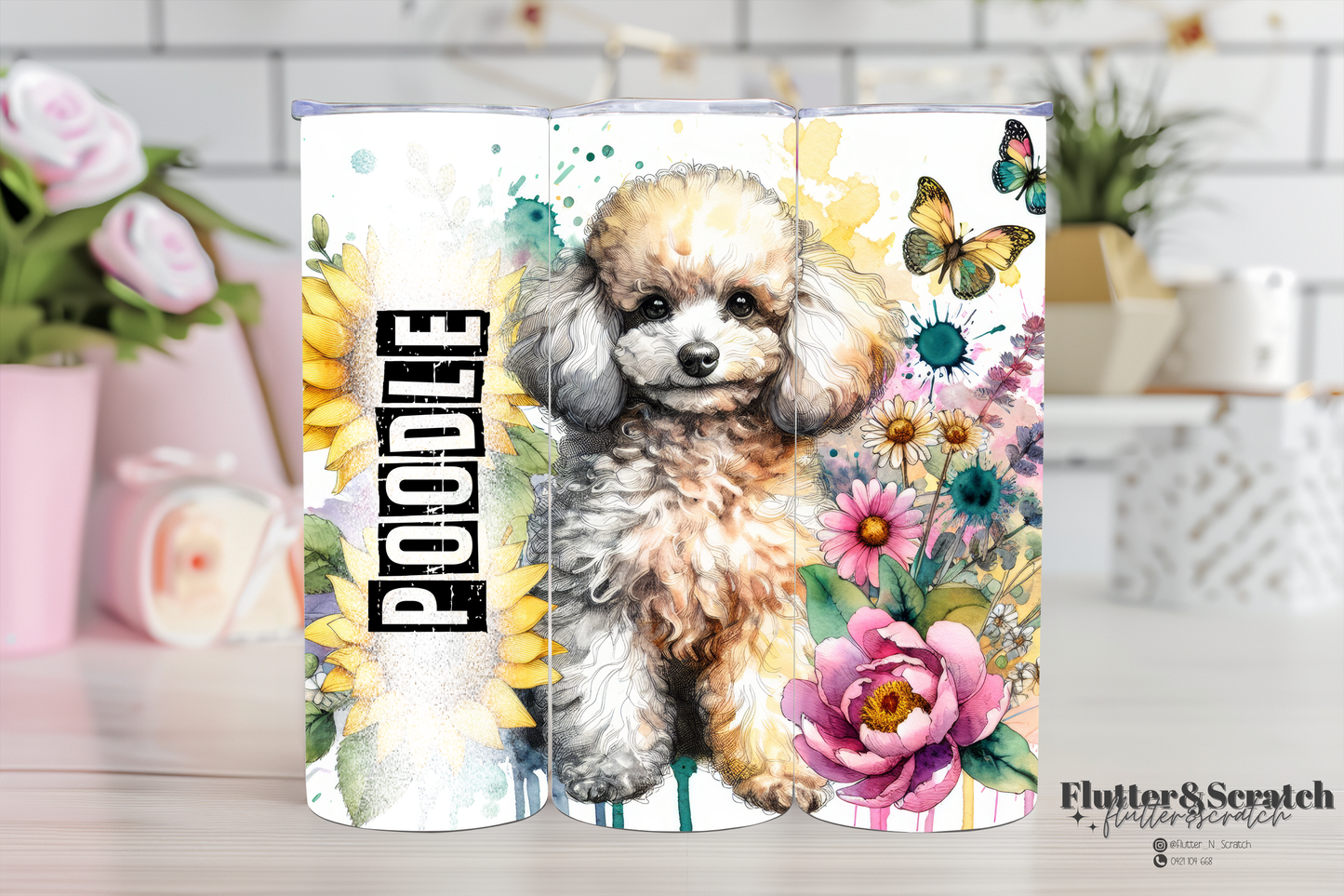 Poodle 20oz Tumbler
