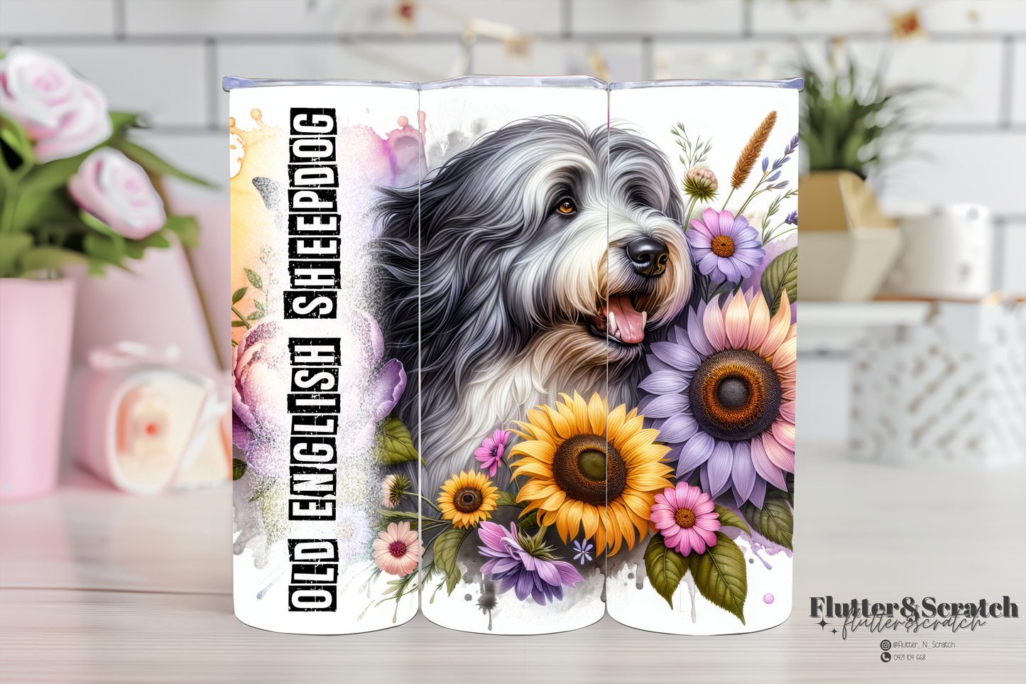 Old English Sheepdog 20oz Tumbler