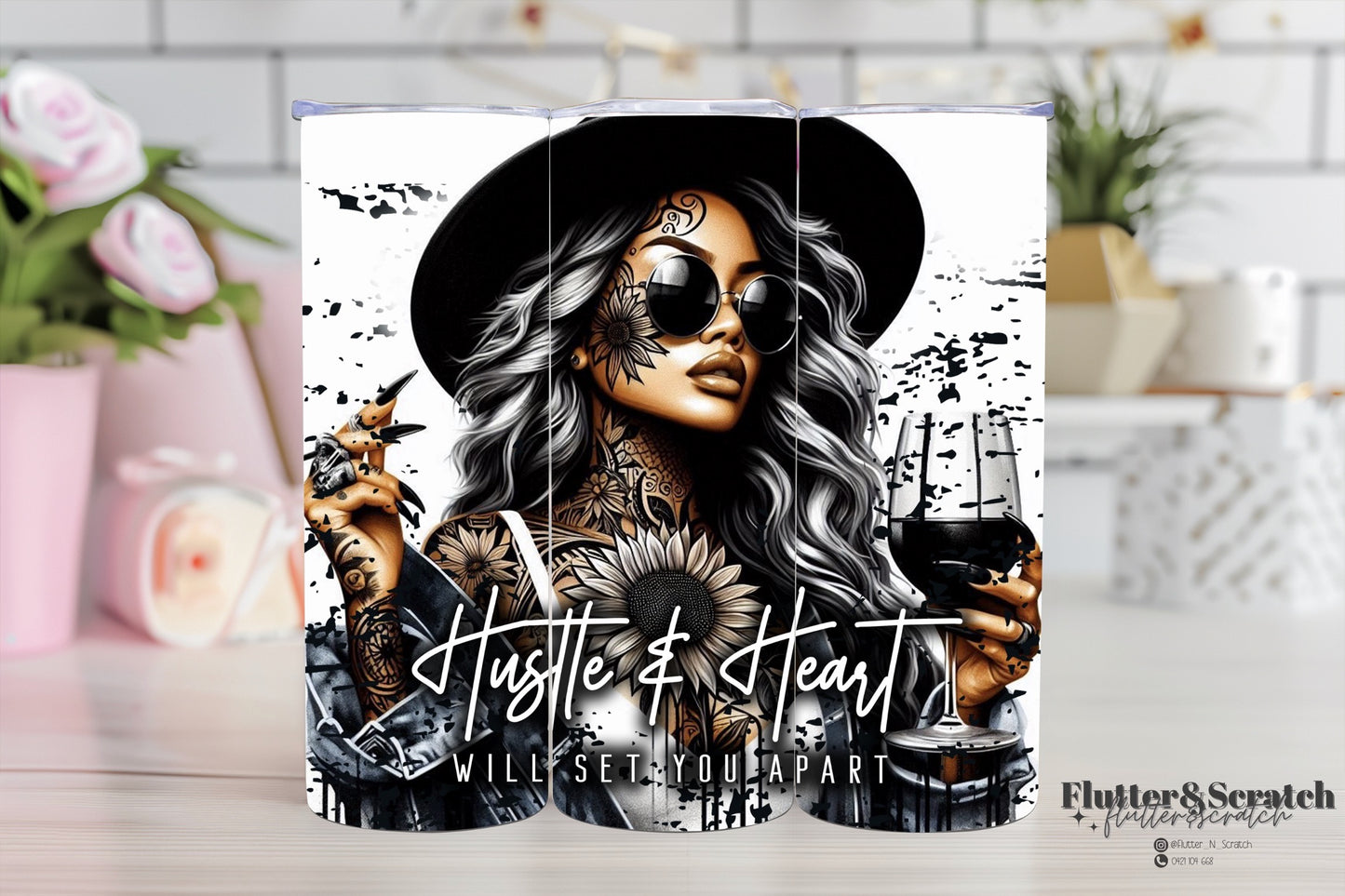 Hustle & Heart Will Set You Apart 20oz Tumbler