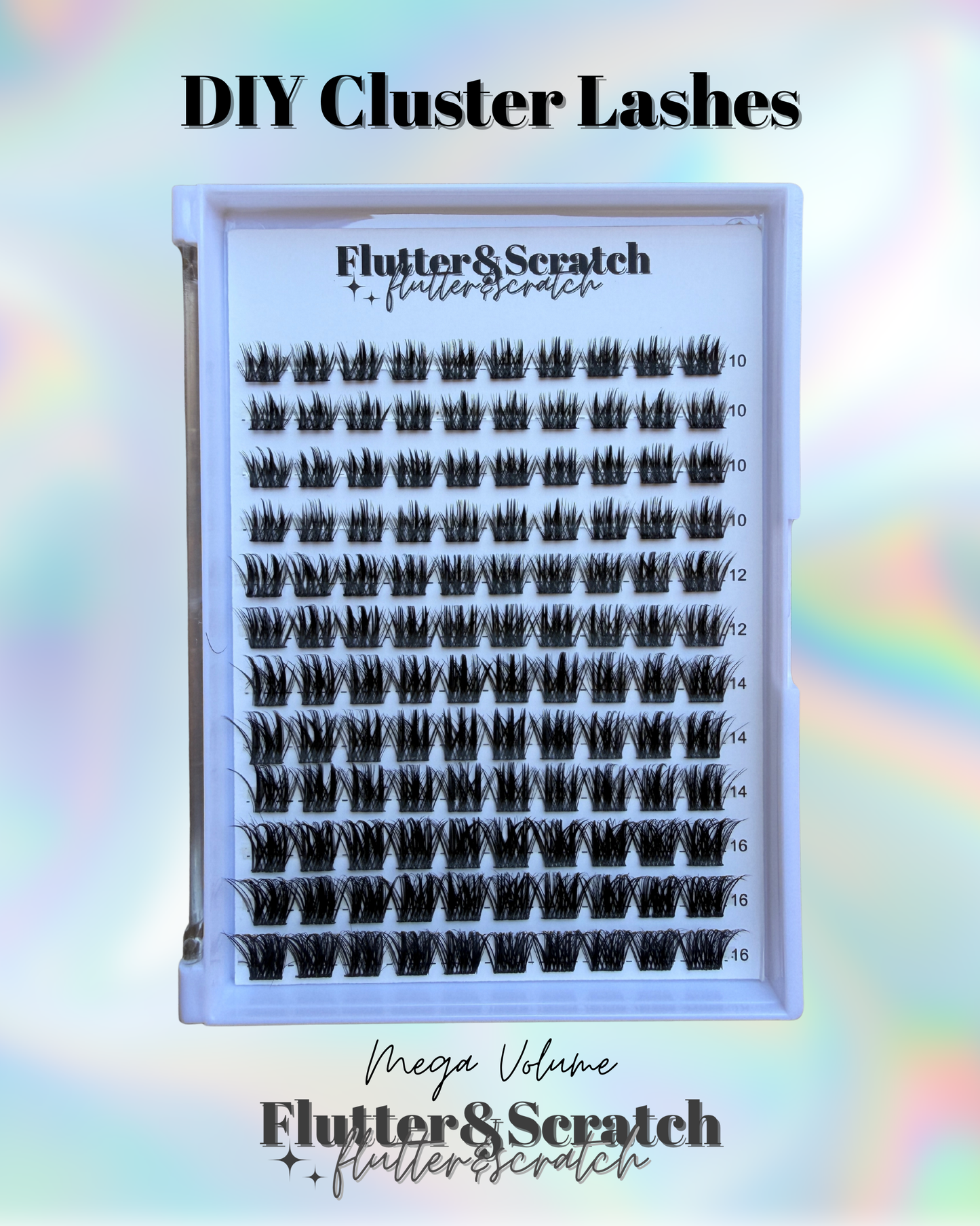 Mega Volume DIY Cluster Lashes 🖤✨
