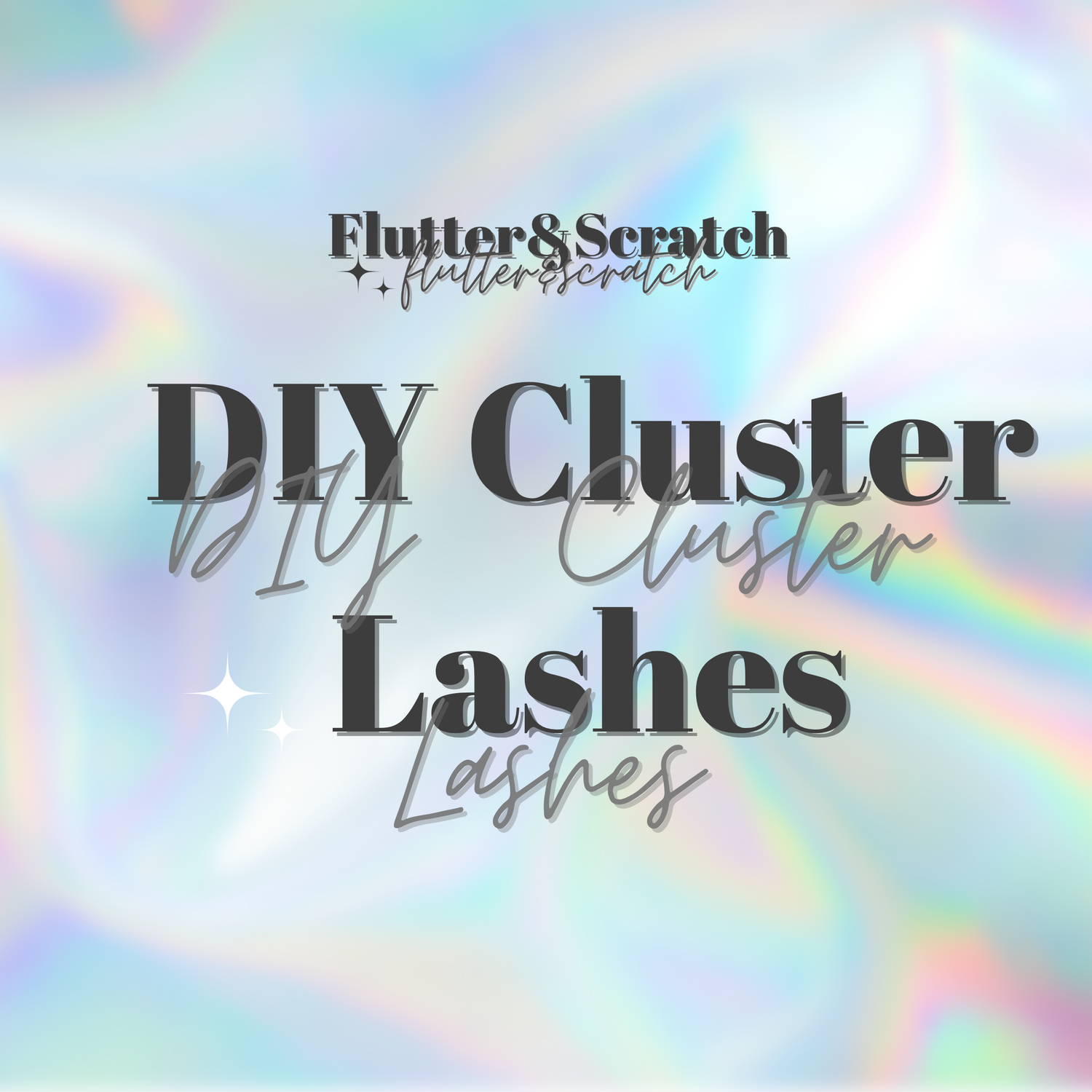 DIY Cluster Lashes