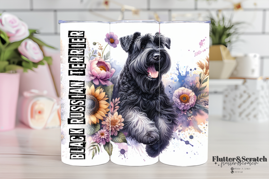 Black Russian Terrier 20oz Tumbler
