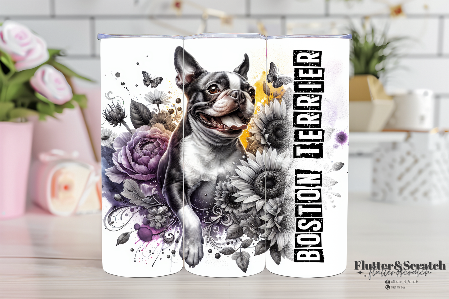 Boston Terrier 20oz Tumbler