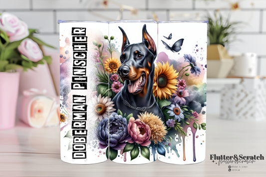 Doberman Pinscher 20oz Tumbler