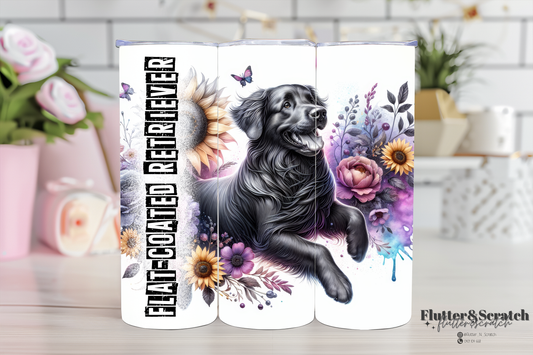 Flat Coated Retriever 20oz Tumbler