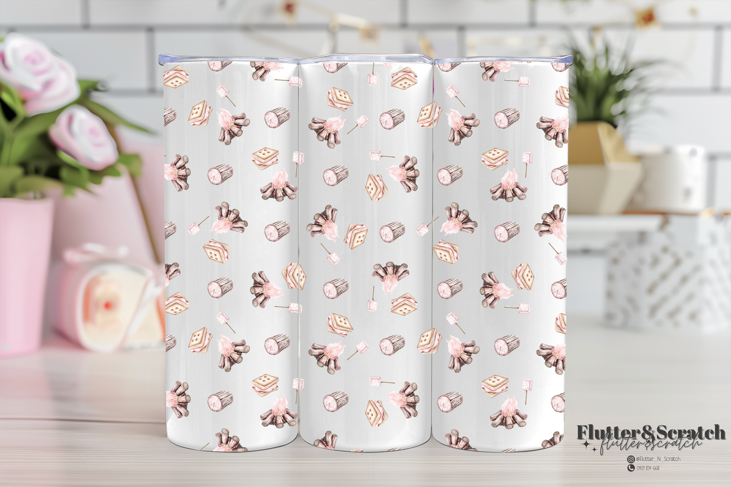 Cute Camping 20oz Tumblers