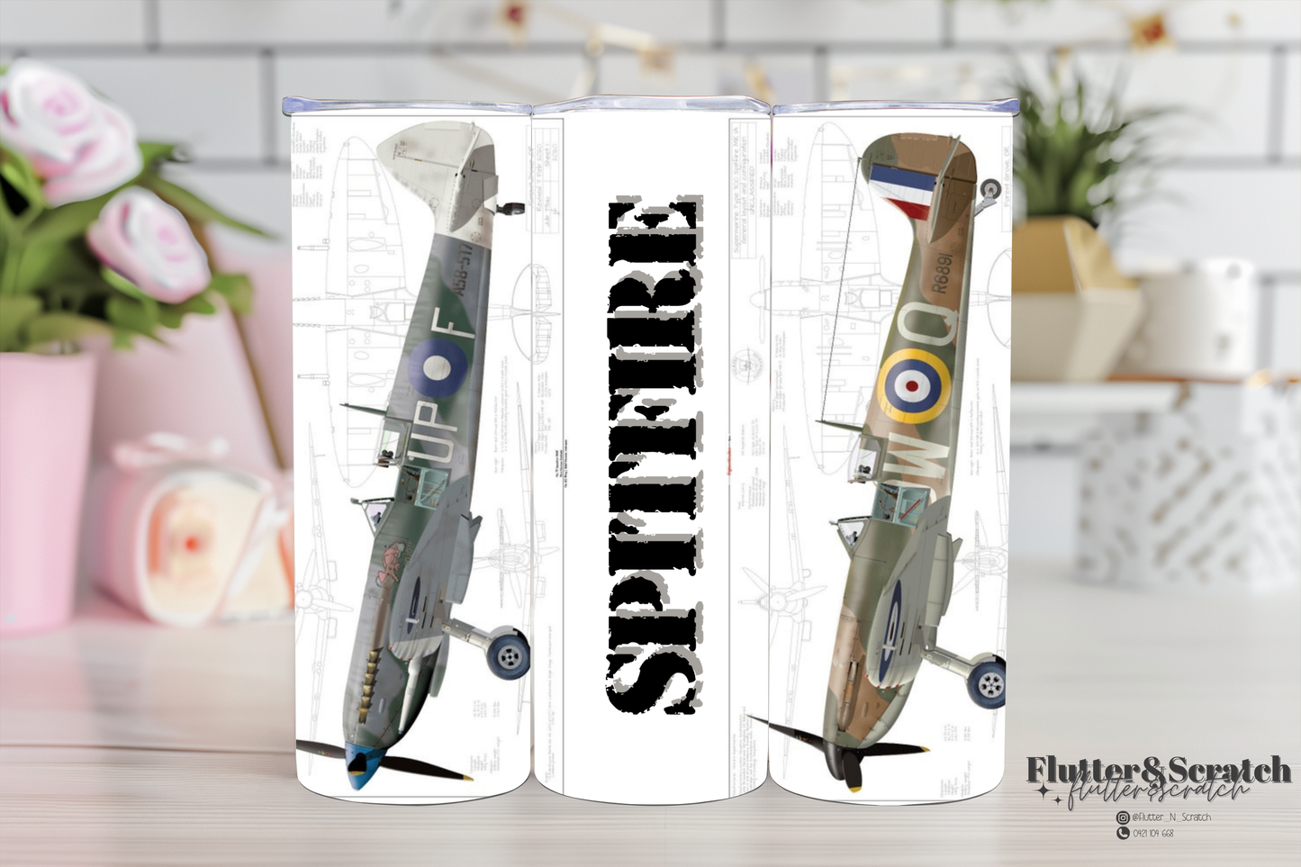 Spitfire Drawings 20oz Tumblers