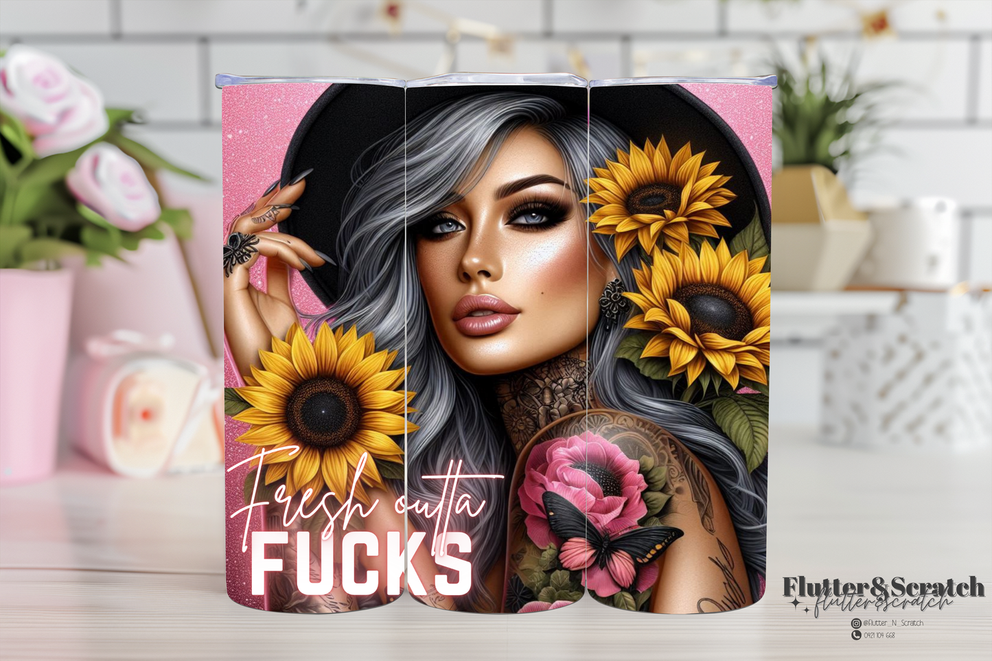 Fresh Outta F*cks 20oz Tumbler