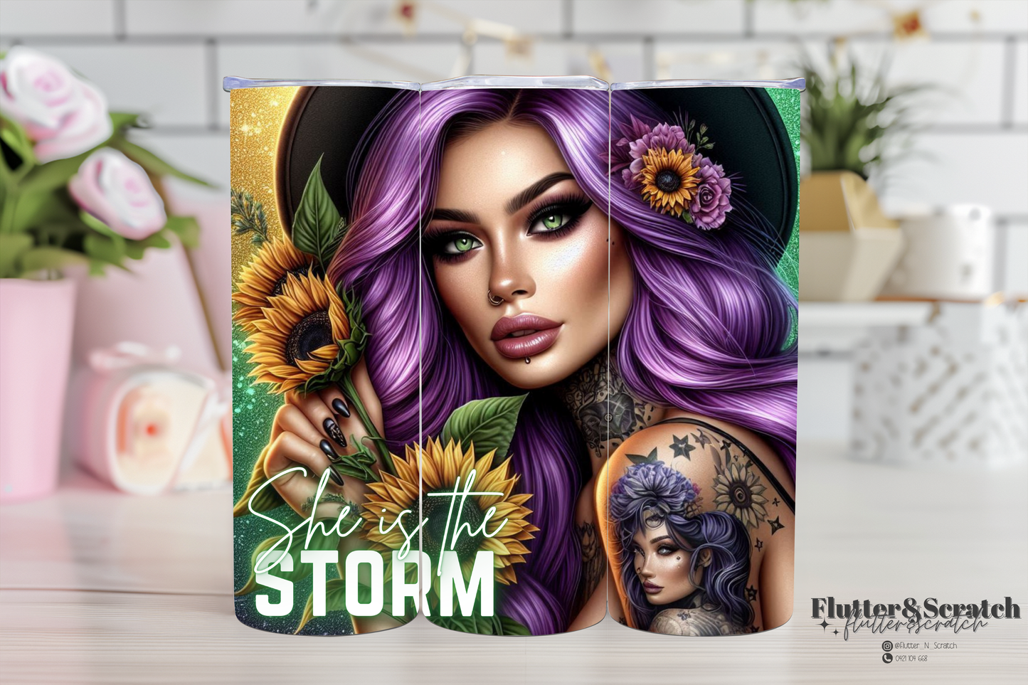 She Is The Storm 20oz Tumbler