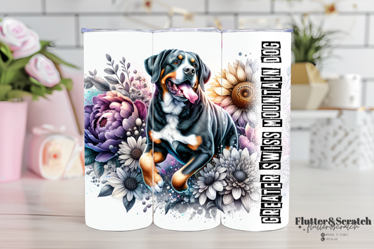 Greater Swiss Mountain Dog 20oz Tumbler
