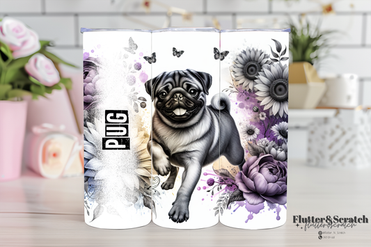 Pug Dog 20oz Tumbler