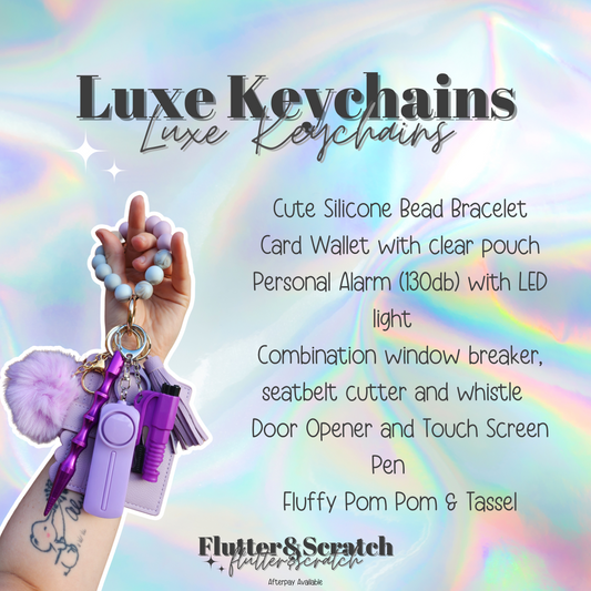 Purple Luxe Keychain