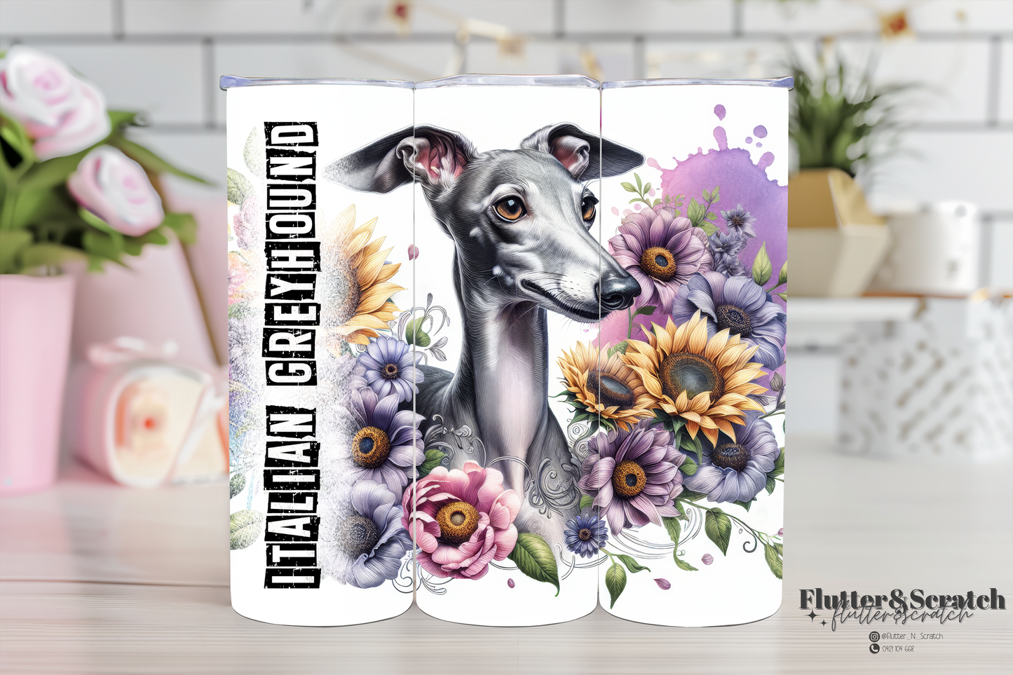 Italian Greyhound 20oz Tumbler