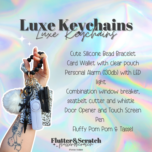 Purple Luxe Keychain