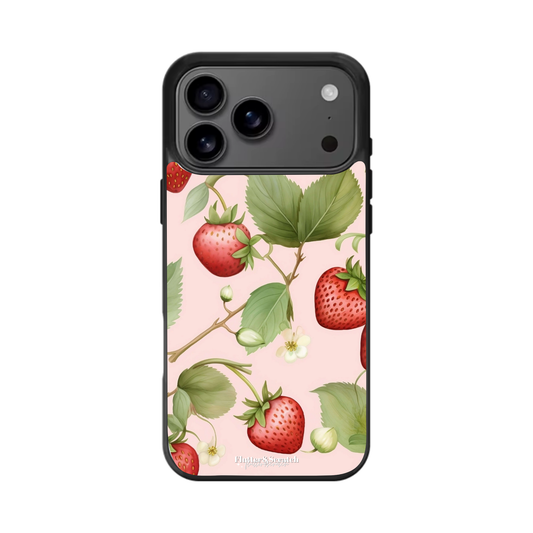 Vintage Strawberry Patch 🍓🌿 iPhone 17 Pro Max Case