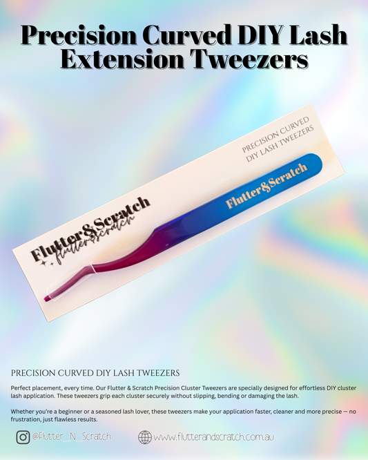 Precision Curved DIY Lash Extension Tweezers ✨