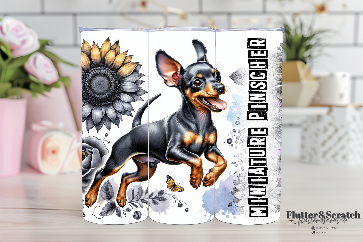 Miniature Pinscher 20oz Tumbler