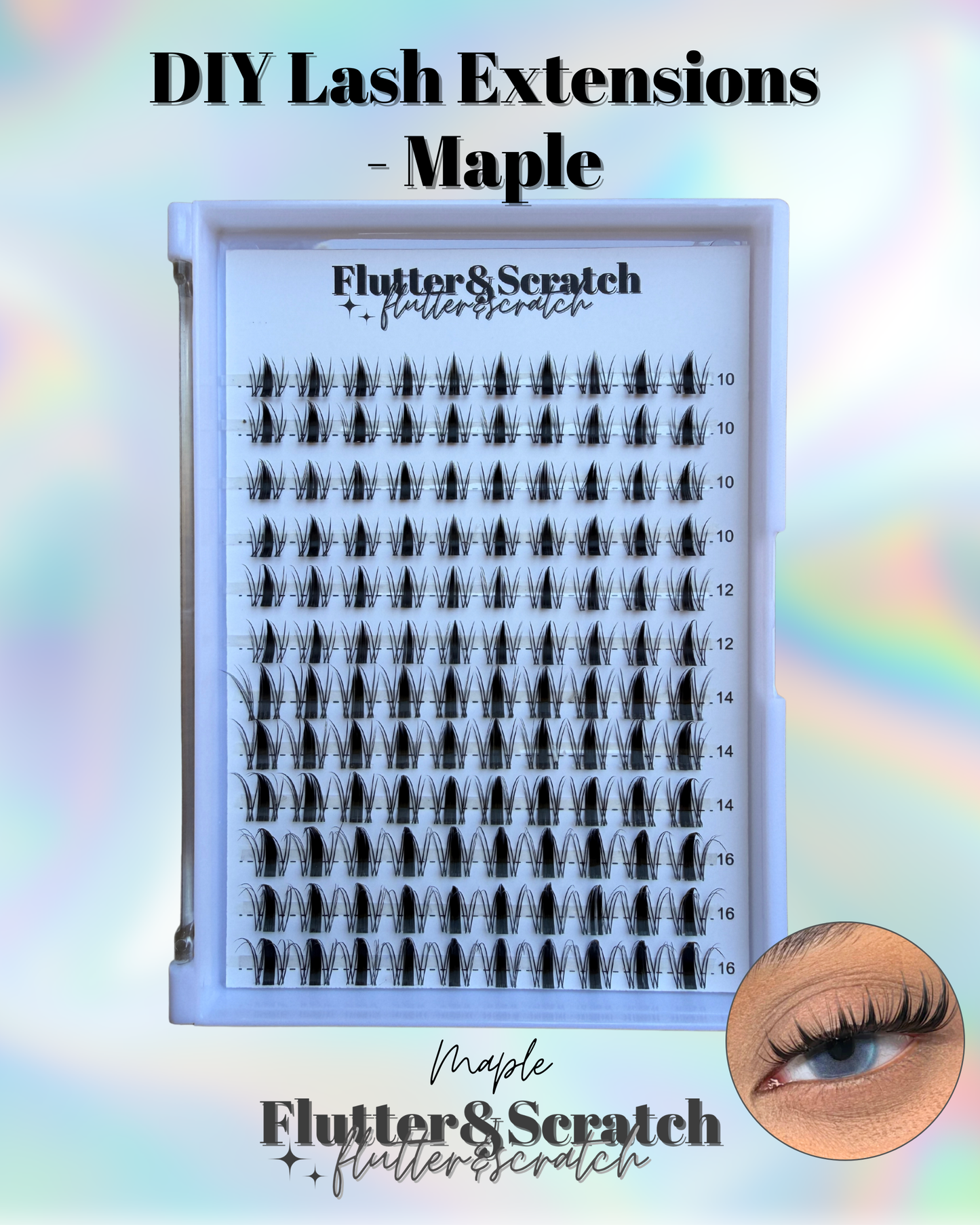 Maple (Manga Lash) DIY Lash Extensions 🍁✨