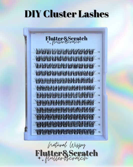 Natural Wispy DIY Cluster Lashes 🤍