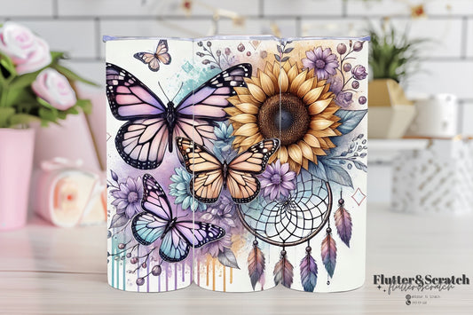 Dreamcatcher & Butterfly 20oz Tumbler